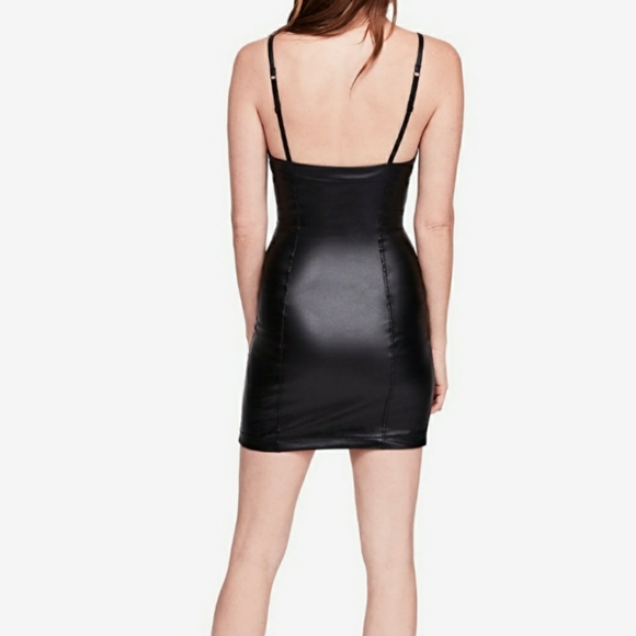 FREE PEOPLE Black Faux Leather Body Con🖤 - Picture 8 of 9